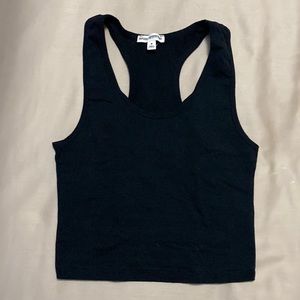 Racerback cropped tank top